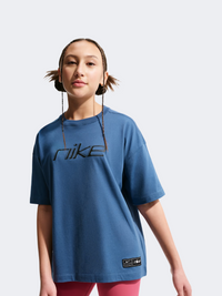 Nike Sportswear Dance Oversized Girls Lifestyle T-Shirt Mystic Navy