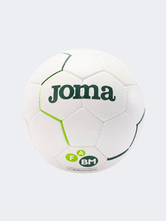 Joma Fed Balonmano Size 2 Andaluza Kids Handball Ball White/Green