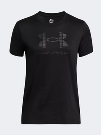 تيشيرت تدريب نسائي Under Armour Tech Big Logo أسود