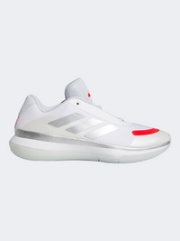 حذاء كرة سلة رجالي Adidas Basketball Legends Low أبيض/أزرق/روبي