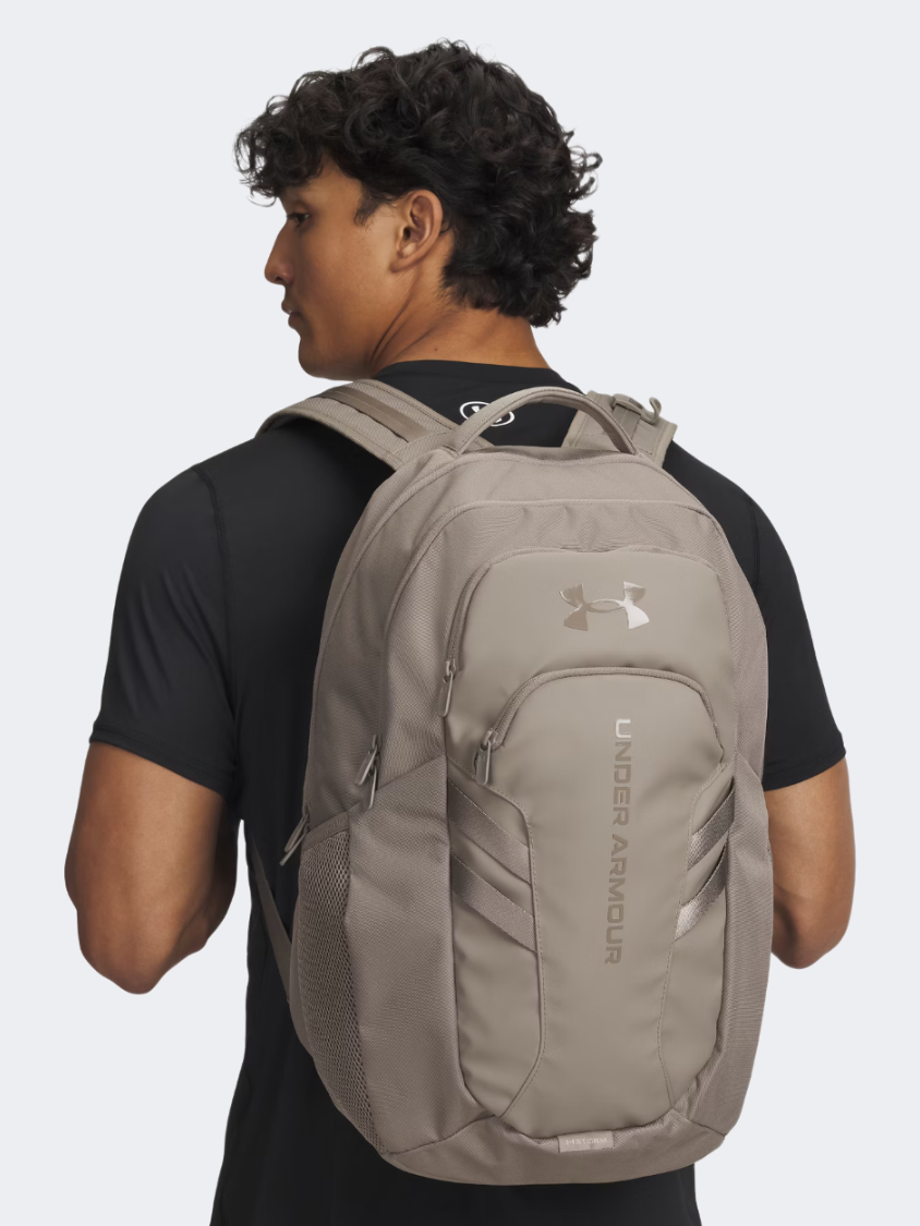 Under Armour Hustle 6.0 Pro Unisex Training Bag Taupe Dusk