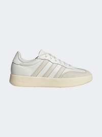 حذاء رياضي نسائي من Adidas باريدا باللون الأبيض الأساسي/ألمنيوم