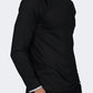 Oil And Gaz Round Neck Men Fitness Long Sleeve Black