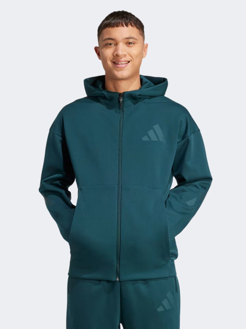 Adidas Z.N.E. Men Sportswear Hoody Aurora Ivy
