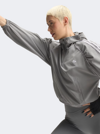 Adidas Originals Sport Coverup Women Training Hoody Grey Three