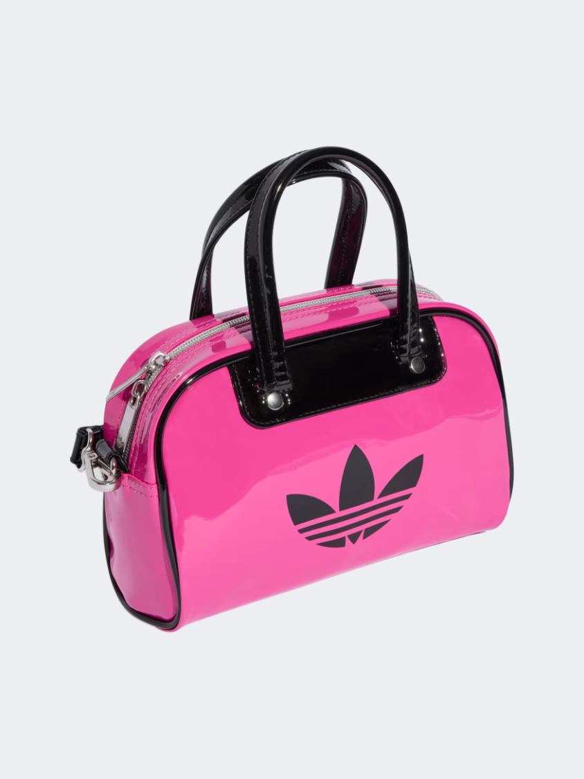 Adidas Adicolor Women Originals Mini Bowling Bag Semi Lucid Fuchsia