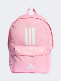 Adidas Classic Bars 3 Stripes Women Training Backpack Bag True Pink/White