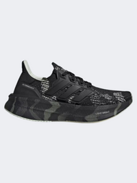 حذاء جري نسائي من Adidas Ultraboost 5، أسود/أخضر لينين