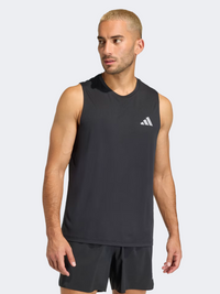Adidas Adi365 Essentials للرجال تي شيرت جري بدون أكمام أسود