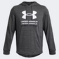 Under Armour Rival Terry Graphic Men Lifestyle Hoody Castlerock/Black