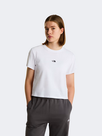 تيشيرت لايف ستايل عادي للنساء The North Face Essential Cutie أبيض