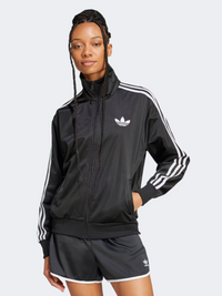 جاكيت نسائي واسع Adidas Adicolor Classic Firebird Originals Track Top أسود