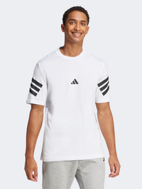 Adidas Future Icons 3 Stripes Regular Men Sportswear T-Shirt White