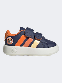حذاء رياضي للأولاد الرضع Adidas X Disney ميكي ماوس جراند كورت أزرق داكن
