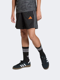 شورت كرة قدم للأولاد من Adidas تيرو 25 إسينشالز أسود/رمادي داكن فريق