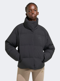 جاكيت رياضي نسائي Adidas Helionic Down Puffer أسود