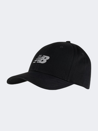 قبعة نمط حياة للجنسين New Balance 6 Panel Structured أسود