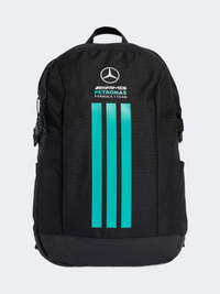 Adidas مرسيدس AMG بيتورناس فورمولا 1 دي إن إيه 3 سترايبس حقيبة ظهر رياضة سيارات رجالي أسود