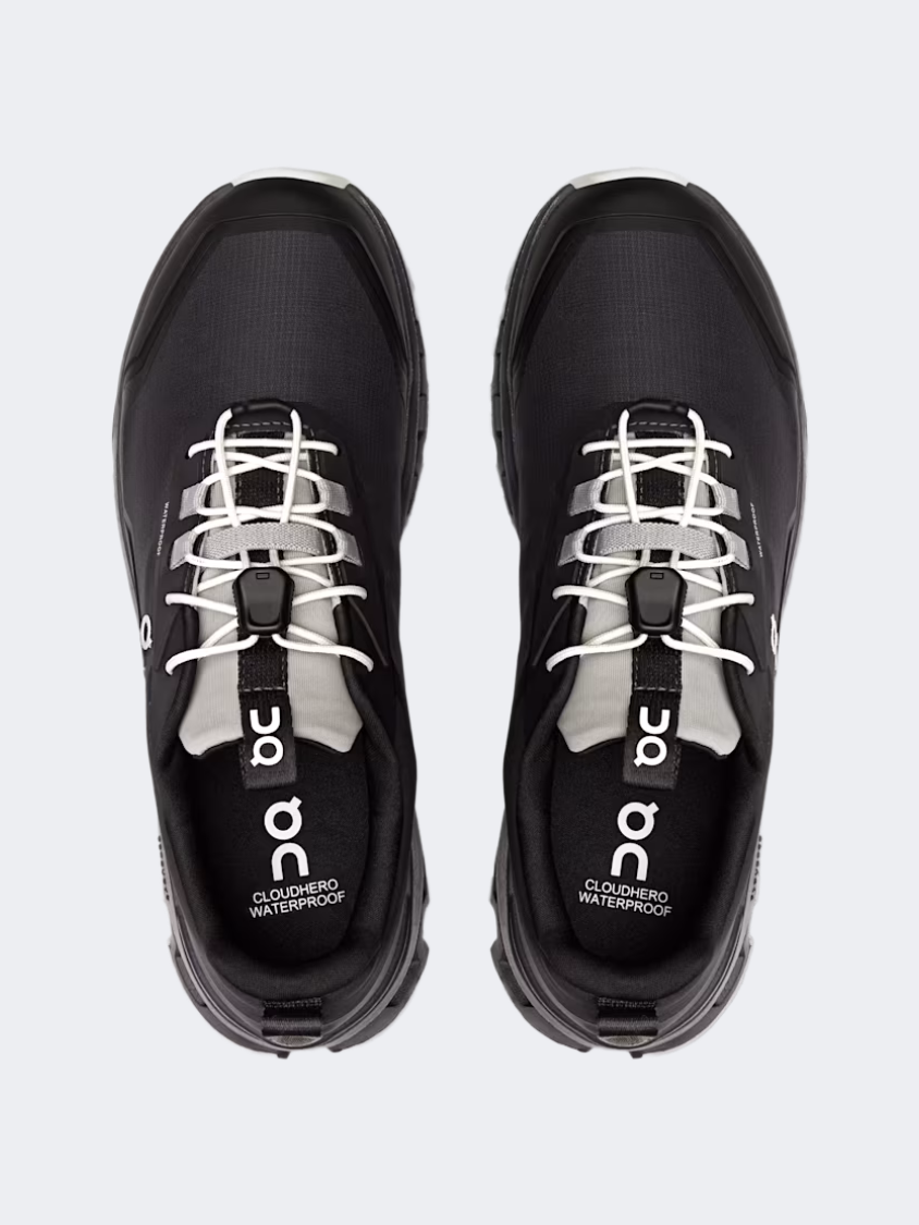 حذاء سنيكرز Lifestyle للأطفال On Cloudhero مقاوم للماء أسود Gs-Boys