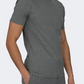 Oil And Gaz Round Neck Men Lifestyle T-Shirt Grey