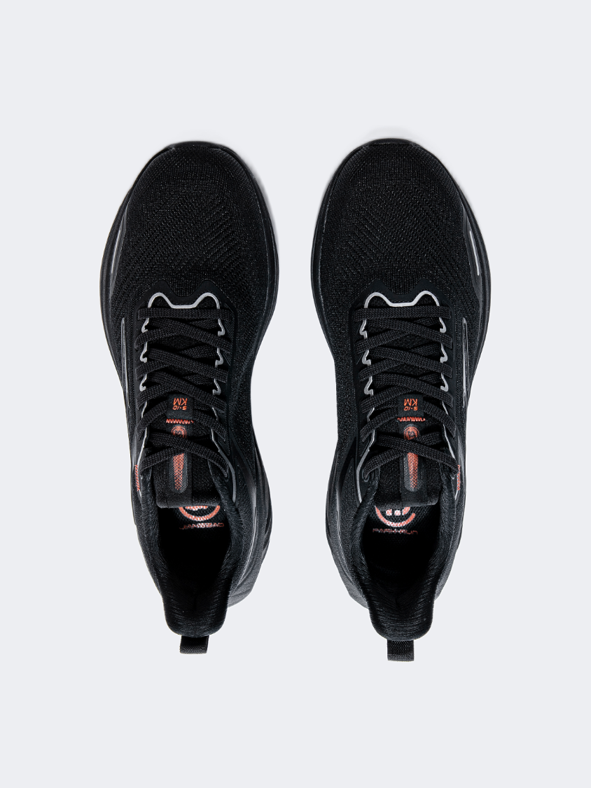 Erke Men Running Shoes Black