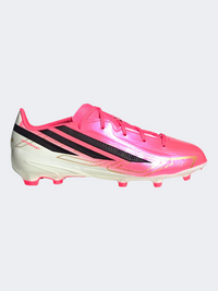 Adidas F50 Hyperfast League Firm Ground Kids Football Shoes Solar Turbo