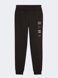 بنطال تدريب أولاد Puma Power Graphic أسود