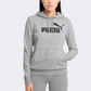 Puma Essential Logo Women Lifestyle Hoody Light Grey Heather