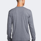 Nike Uv Hyverse Men Training Long Sleeve Heather Black