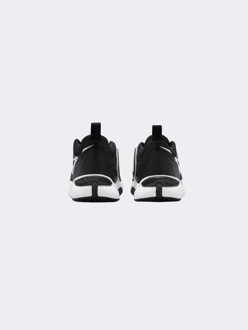 Nike Team Hustle D11 Ps-Boys Basketball Shoes Black/White