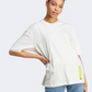 Adidas City Escape Graphic Women Sportswear T-Shirt Off White