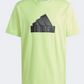 Adidas Future Icons Badge Of Sport Men Sportswear T-Shirt Pulse Lime/Black