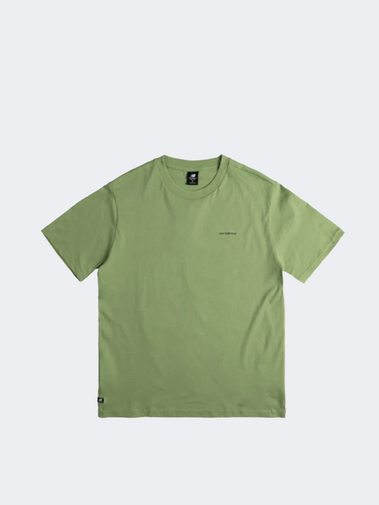 New Balance Cafe Tee Men Lifestyle T-Shirt Chive