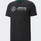 Puma  Mercedes-Amg Petronas Motorsport F1 Essentials Logo Men Lifestyle T-Shirt Black