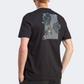 Adidas City Escape Split Hem Men Sportswear T-Shirt Black