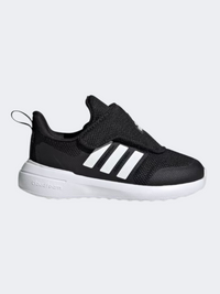 حذاء جري للأطفال الرضع من Adidas Fortarun 2 للجنسين لون أسود/أبيض