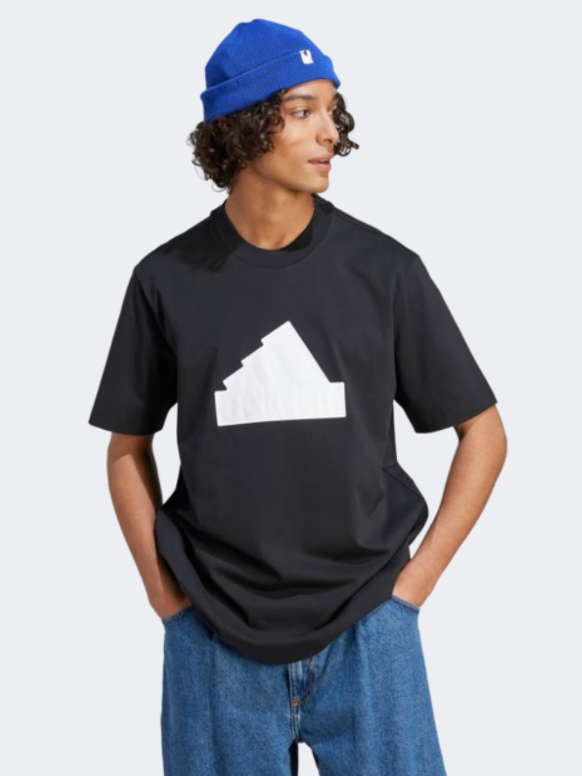Adidas Future Icons Badge Of Sport Men Sportswear T-Shirt Black/White