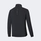 Erke Half Cardigan Men Running Sweatshirt Black
