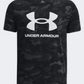 Under Armour Sportstyle Logo Printed Boys Training T-Shirt Black/White