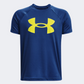 Under Armour Tech Big Logo Boys Training T-Shirt Blue/Yellow