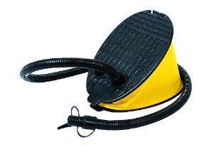 Ji-Long Ng Beach 29P391 Bellows Foot Pump 26.5Cm*18.3Cm(10"*7.3") Yellow/Black Pump