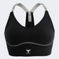 Under Armour Project Rock Infinity Mid Women Training Bra Black/Ivory