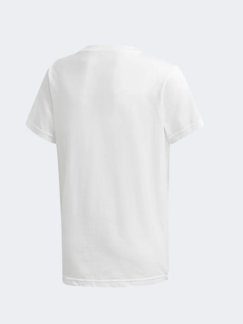 Adidas Kids&#39; Originals Trefoil T-Shirts White DV2904