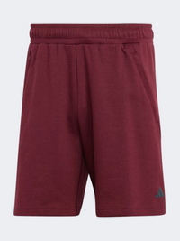 شورت تدريب رجالي Adidas Yoga ظل أحمر/كربون