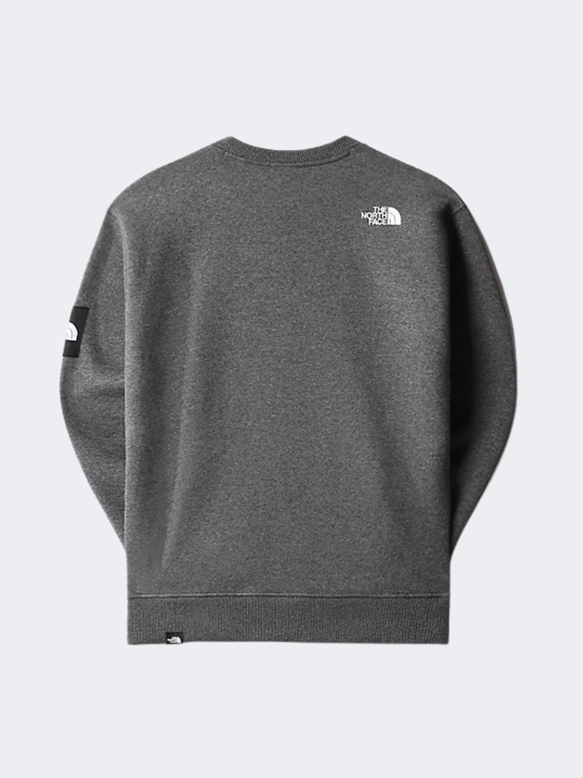 The North Face Seasonal Fine Crew Neck Men Lifestyle Sweatshirt Grey Heather