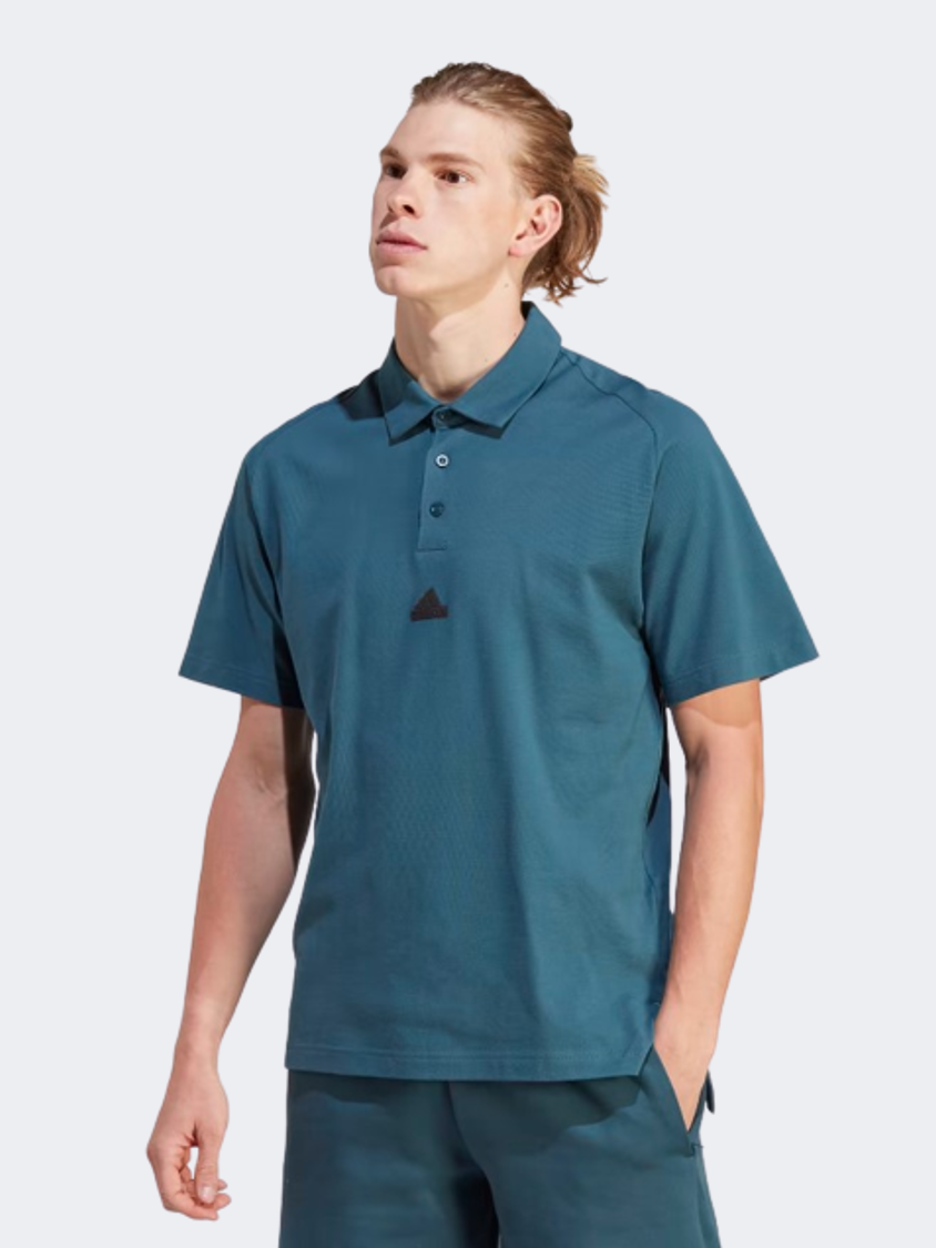 Adidas Z N E Men Sportswear Polo Short Sleeve Arctic Night