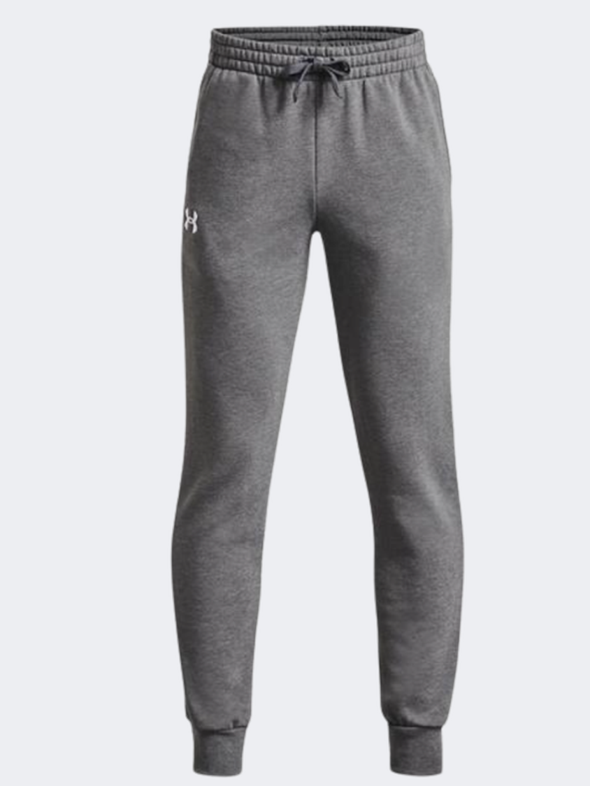 Under Armour Rival Fleece Boys Training Pant Castlerock/White