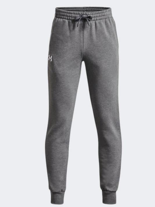Under Armour Rival Fleece Boys Training Pant Castlerock/White