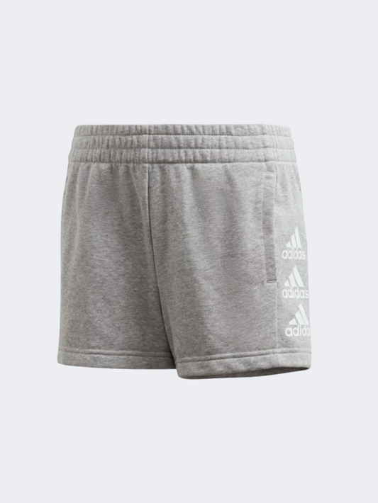 Adidas Must Haves Kids-Girls Training Short Grey Heather