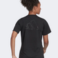Adidas Run Icon Women Running T-Shirt Black